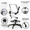 Flash Furniture Drafting Chair White Mesh Drafting Chair, Mesh, White BL-ZP-8805D-WH-GG - alternate 4